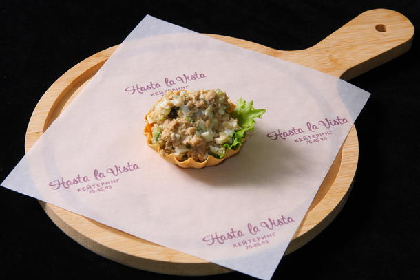 Тарталетки с салатом «Нежный»